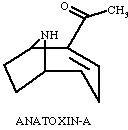 A diagram of anatoxin-a